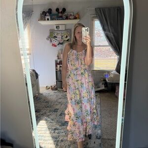 Grace Karin Pastel Floral Dress